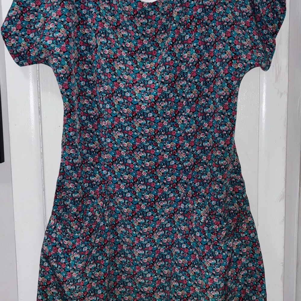 Floral Short Sleeve Dress